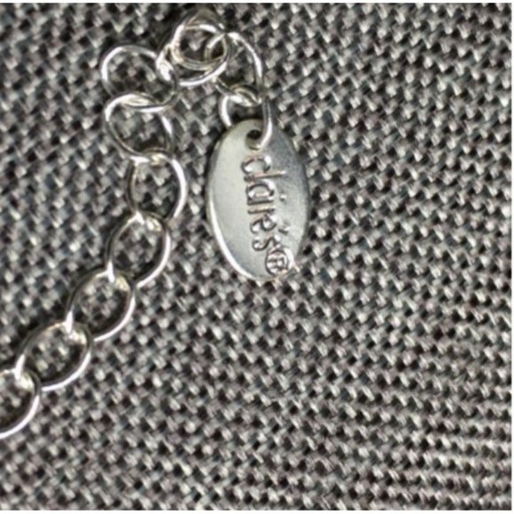 Claires Be Fri Necklace Barbie Pink Silver Ball Chain Best Friend Half Heart - Picture 5 of 7